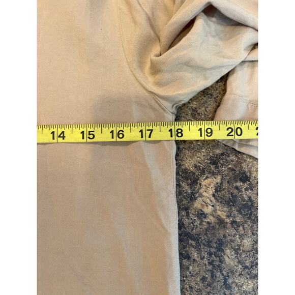 Pull and Bear Beige Button Front Shirt Size Small - Picture 4 of 5